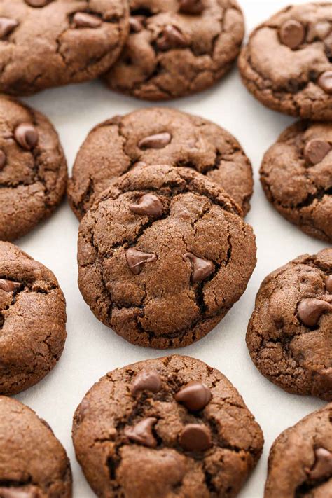 Double Chocolate Chip Cookies - Live Well Bake Often