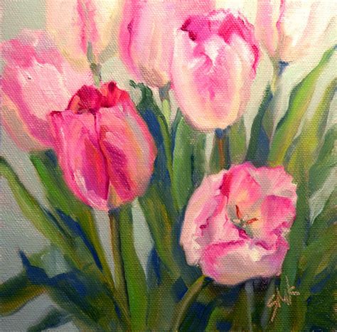 Sandra Kavanaugh Fine Art: Pink Tulips