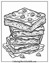 Brownie Coloring Pages Free Printables  Sheets For Kids sketch template