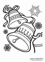 Coloring Book Christmas Bells Pages sketch template