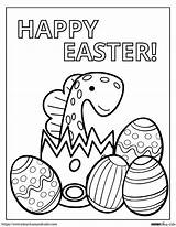 Egg Coloring Dinosaur Pages Easter Polka Dot Printable Dots Color Eggs  sketch template