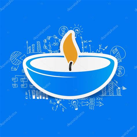 Drawing business formulas with lamp icon Stock Vector Image by ©Palau83 #90623708
