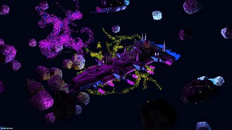 Spaceship Nebula Minecraft Map