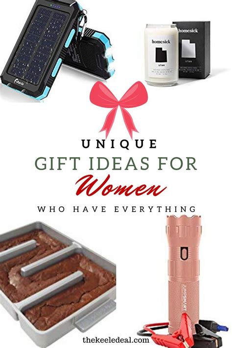 Unique Gift Ideas for Women Who Have Everything | Womens day gift ideas ...