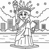 Printable Statue Of Liberty Coloring Pages Free sketch template