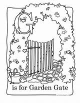Gate Coloring Pages  Kidsuki sketch template