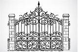 Gates Of Heaven Coloring Pages Sketch Page sketch template