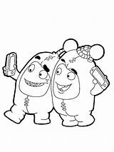 Pogo And Newt coloring Page sketch template