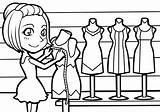 Man Tailor Coloring Page  Free Printable Pages For Kids sketch template