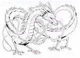 Spirited Away Haku Dragon Chibi Sketch Coloring Page sketch template