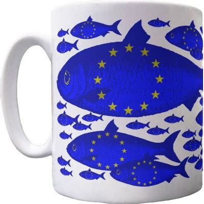 European Fish Ceramic Mug | RedMolotov