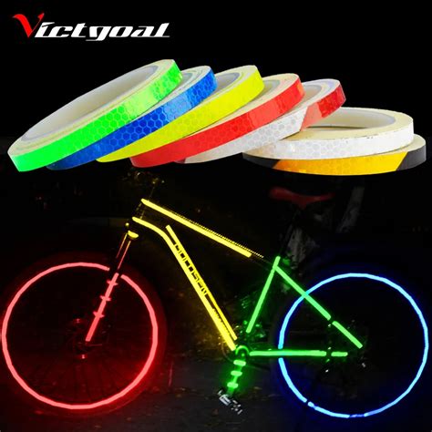 VICTGOAL Bike Stickers Decals Reflective Stickers Strip Bicycle ...