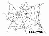 Coloring Spider Web Pages Fern Spiders Halloween Cute Printable Drawing  sketch template