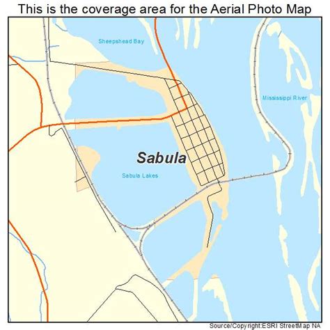 Aerial Photography Map of Sabula, IA Iowa