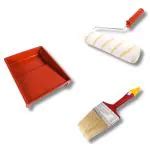 Buy KAPIL Easy to Use Plastic Paint Brush, Roller and Tray - 5 inch Online at Best Prices in ...