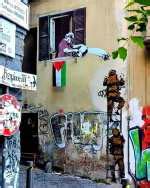 Street Art about Palestine vs Israel in Napoli, Italy | STREET ART UTOPIA