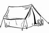 Coloring Pages Of Tents sketch template