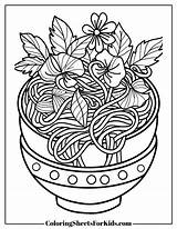 Spaghetti Coloring Pages Free Printable PDFs  Sheets For Kids sketch template
