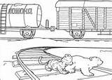 Real Bnsf Train Pages Coloring sketch template