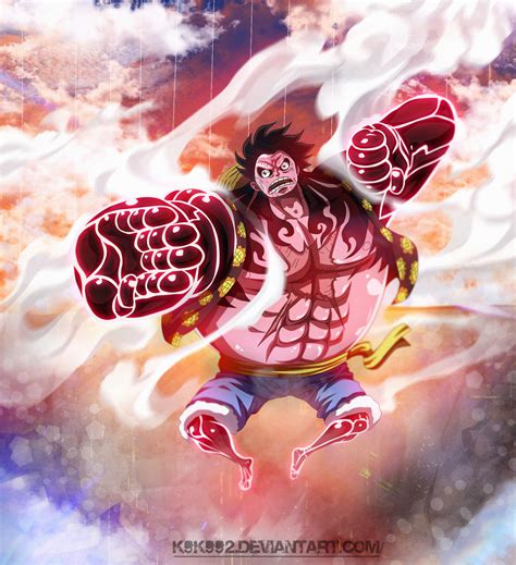 One Piece - Luffy Gear Fourth by k9k992 on DeviantArt
