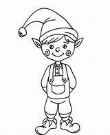 Free Printable Elf Coloring Pages For Kids sketch template