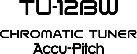 TU 12BW Chromatic Tuner Accu Pitch Logo Vector - (.Ai .PNG .SVG .EPS ...