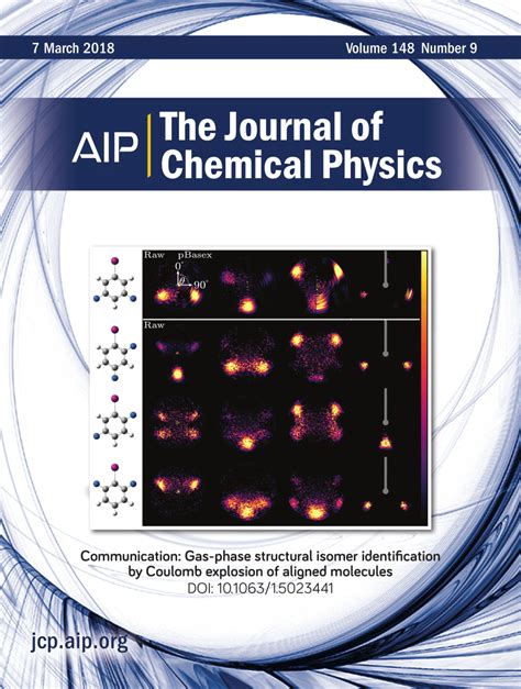 (PDF) Cover page of The Journal of Chemical Physics 7 March 2018 edition.