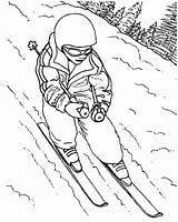 Winter Sports Coloring Pages Free Printable & Book For Kids sketch template