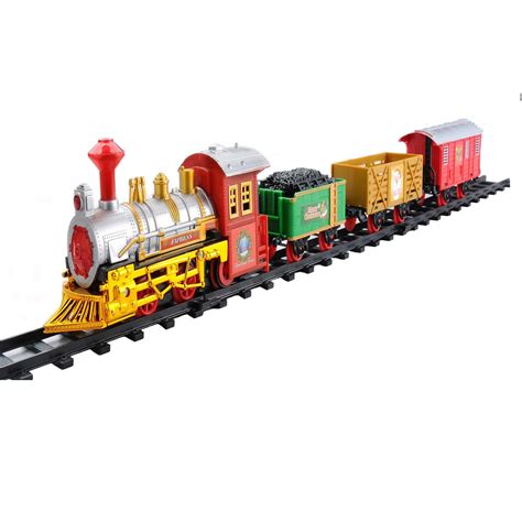 Northlight Ready to Play Animated Christmas Express (12 Pieces) Battery Powered Model Train Set ...