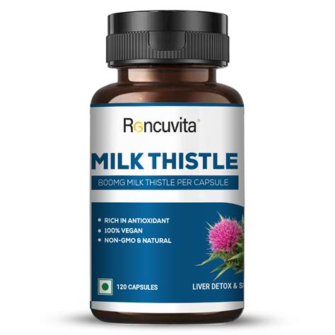 Milk Thistle Capsules | Milk Thistle for Liver | Milk Thistle Benefits