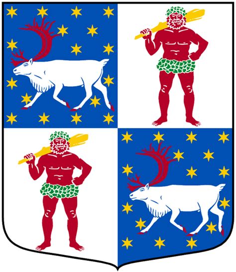 Coat of arms of the county of Norrbotten, Sweden | Coat of arms, Medieval shields, Heraldry