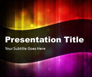 Abstract Curves 2 PowerPoint Template