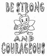 Strong And Courageous Coloring Page  Free Printable Pages For sketch template