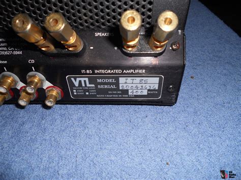 vtl vacuum tube logic by manley it-85 tube intugrated amplifier pure original tube Photo ...