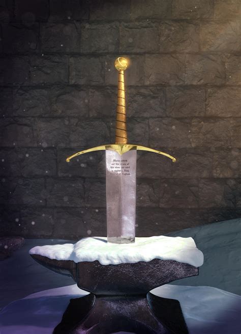 The Sword in the Stone (Tribute Art) - Finished Projects - Blender ...