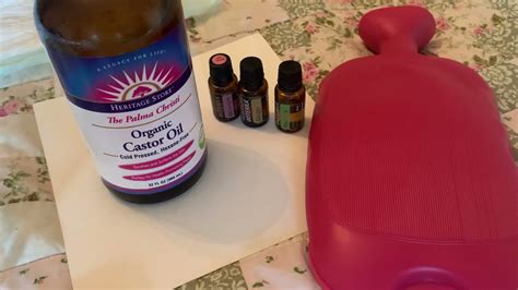 The best LIVER CLEANSE! How to do a CASTOR OIL PACK...easy tutorial ...