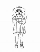 Little Girl Coloring Sheets Pages sketch template