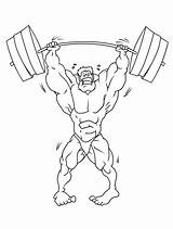Printable Weightlifting Coloring Pages Pdf Free  Coloringfoldercom sketch template