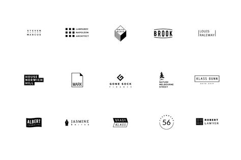 60 Minimalist Logos By Vuuuds | TheHungryJPEG