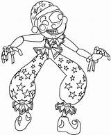 Moondrop FNAF Printable Coloring Page  Free Pages sketch template