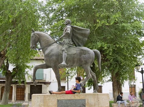 Equestrian statue of Diego de Almagro in Almagro Spain