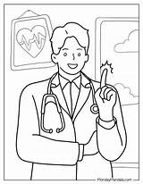 22 Doctor & Nurse Coloring Pages Free PDF Printables sketch template