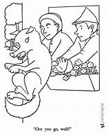 Fairy Tales  Little Red Riding Hood Coloring Pages sketch template