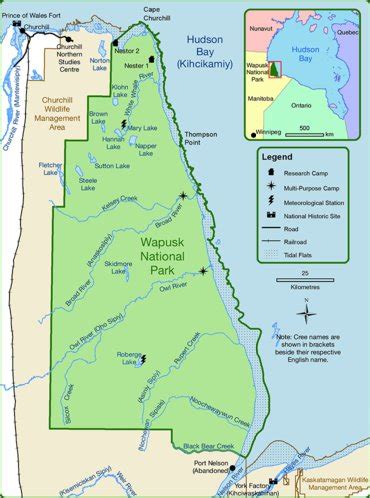 Wapusk National Park - Full Park Map by Parks Canada | Avenza Maps