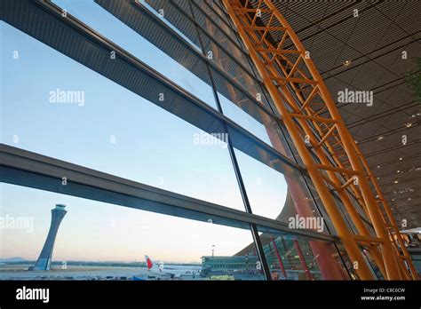 China, Beijing, Beijing International Airport, Interior Stock Photo - Alamy