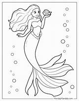 Dive Into Imagination Mermaid Coloring Book Pages sketch template