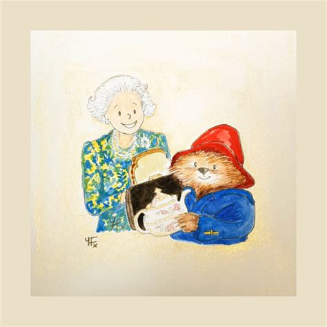 Queen Elizabeth II & Paddington Bear - Queen Elizabeth And Paddington ...