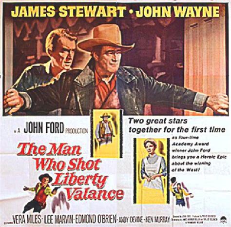 The Man Who Shot Liberty Valance Original 1962 U.S. Six Sheet Movie Poster - Posteritati Movie ...