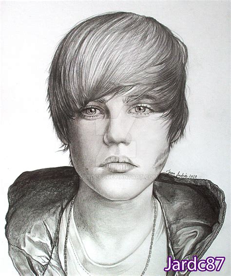 Justin Bieber Drawing by jardc87 on DeviantArt