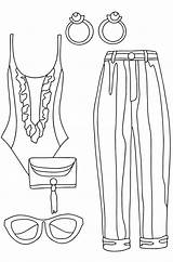 Fashion & Style coloring Pages For Adults  Online Or Printable sketch template